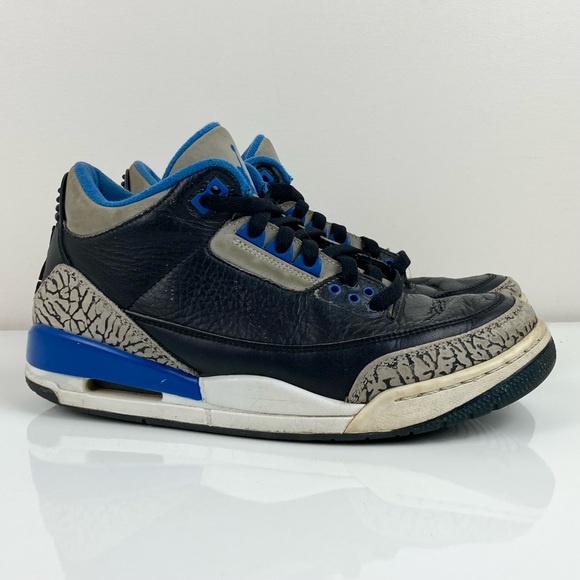 Jordan Shoes Air Jordan Retro 3 Sport Blue Mens Basketball Shoes